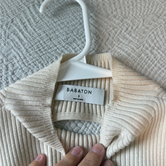 Babaton Strapless Cream Dress - Picture 3 of 3